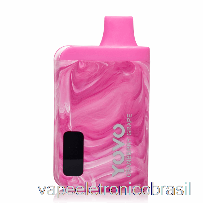 Vape Eletrônico Yovo Jb8000 Descartável Cranberry Grape